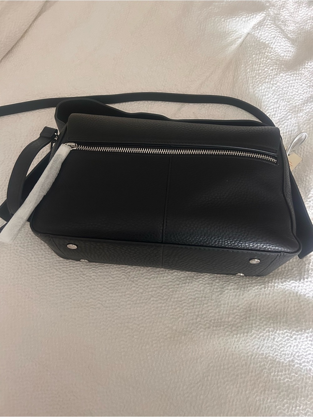 Black leather crossbody bag by Radley of London, nwt, excellent condition - Picture 8 of 9
